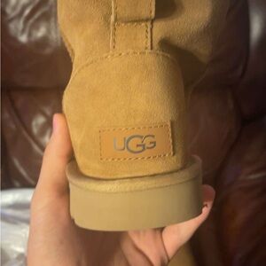 UGG Chestnut Suede Ankle Boots